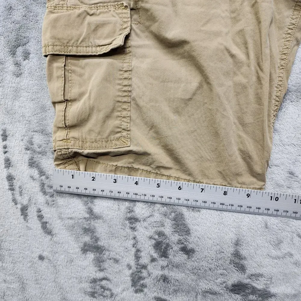 Lee Shorts Mens 30 Tan Hybrid Motion Flex Regular Fit Cargo Stretch‎ Outdoor_11